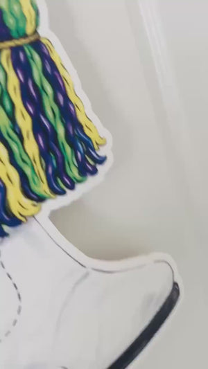 Mardi Gras Door Hanger