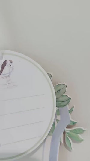 Rocking Horse Newborn Baby Hospital Door Hanger