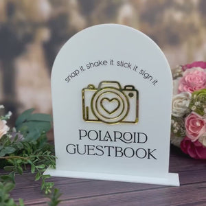 3D Photo/Polaroid Guestbook 3DF2-PGB1