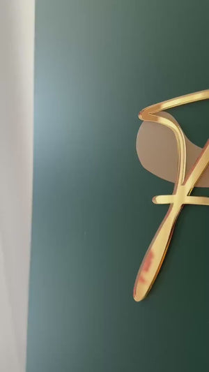 Gold Mirror Birthday Sign – 3D Acrylic Welcome Sign for Milestone Parties