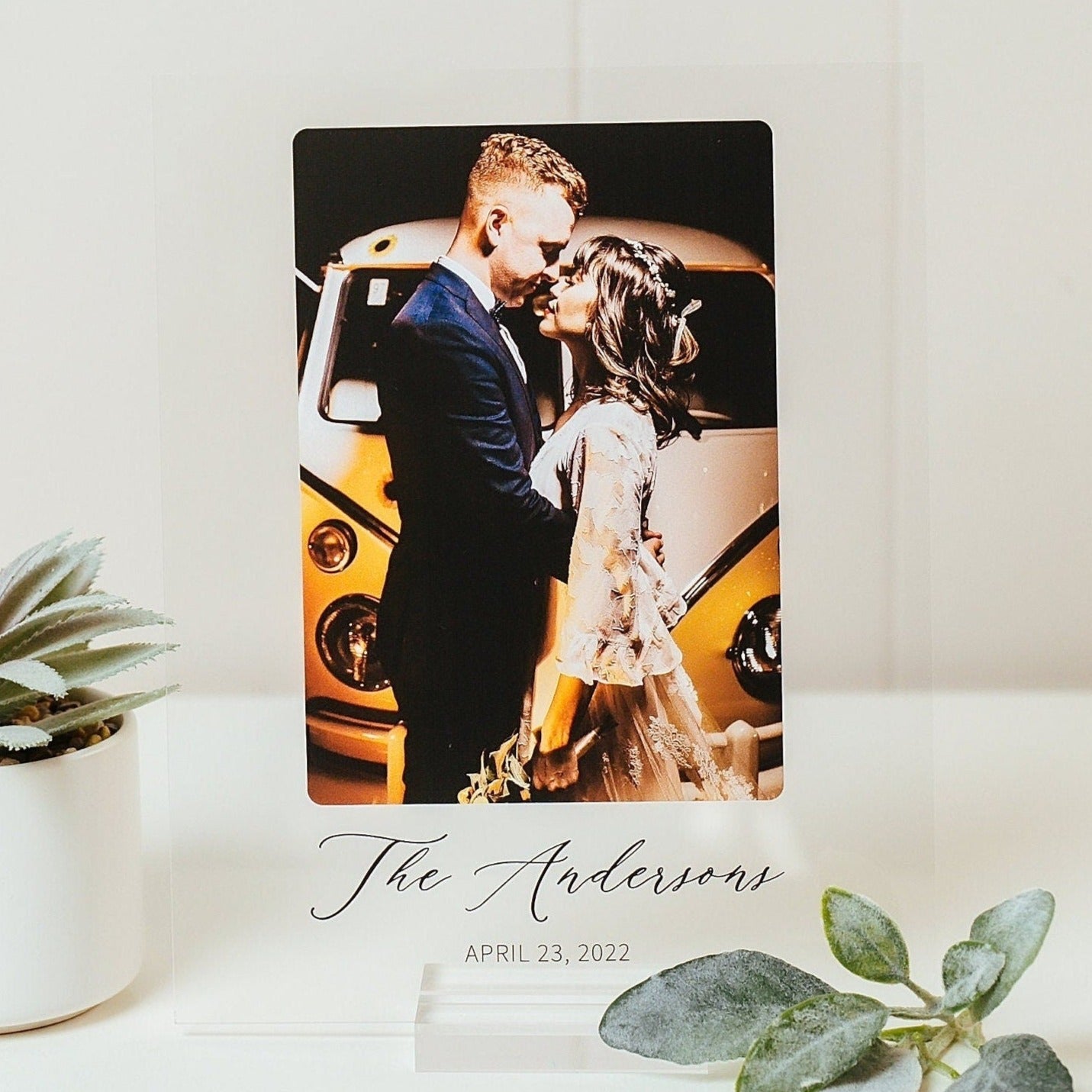 Engagement Gifts For Couple, Wedding Frame Plaque Gift, Mr Mrs Newlyweds Present, Photo Collage, Bridal Shower Gift, Personalized Photo