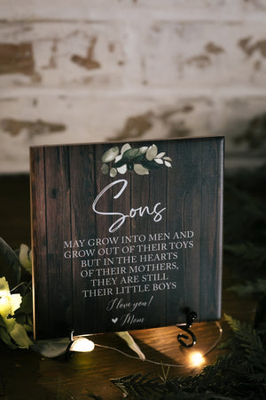 Son Appreciation Tile Plaque