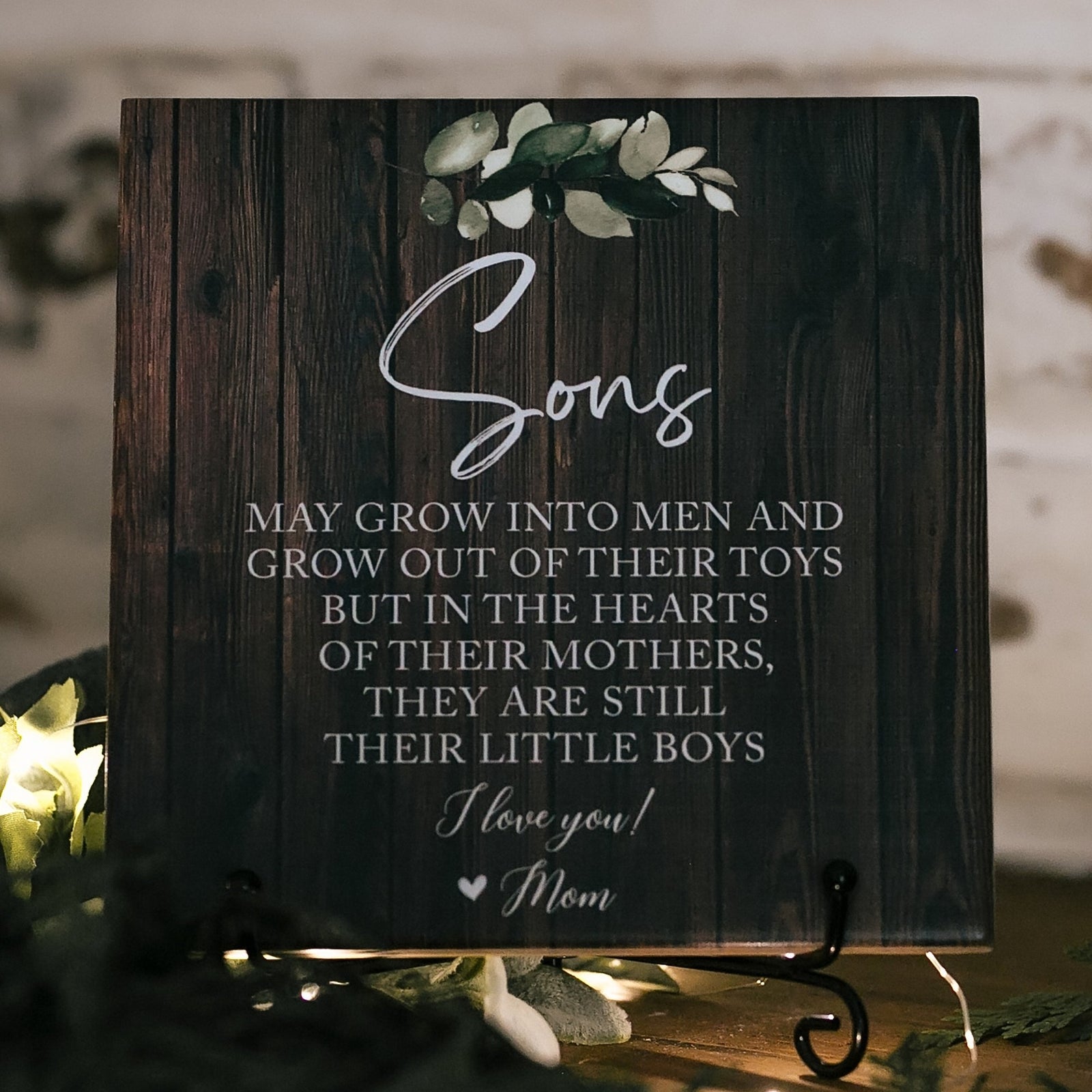 Son Appreciation May grown into men and out of toys