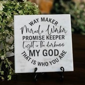 waymaker miracle worker promise keeper sign 