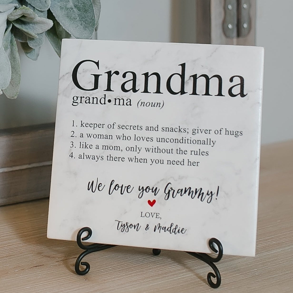 Grandma definition standing plaque, standing plaque,Mother's Day gifts –  Poppy's Designss