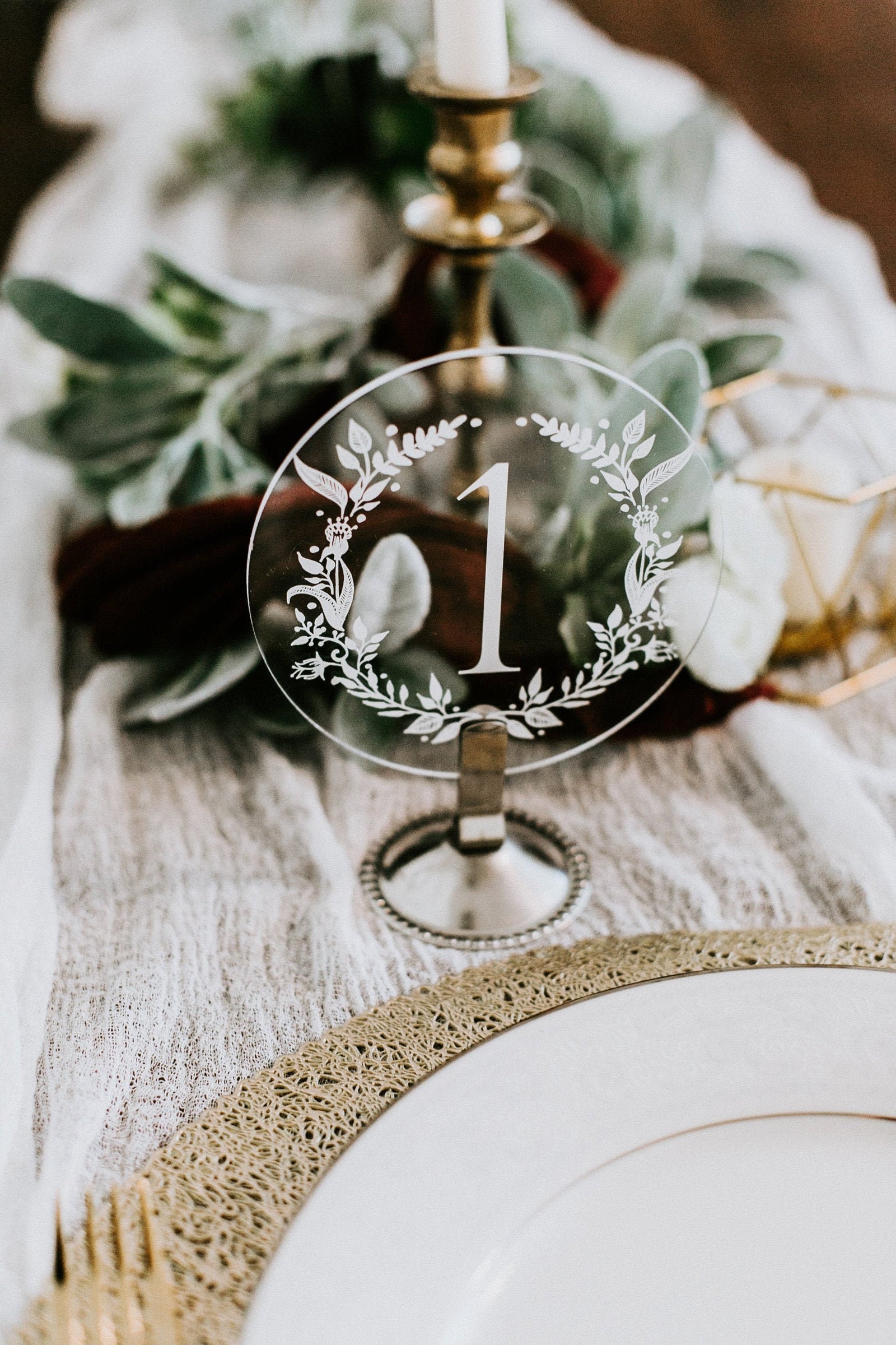 F48-TN4 Round Block Table Numbers