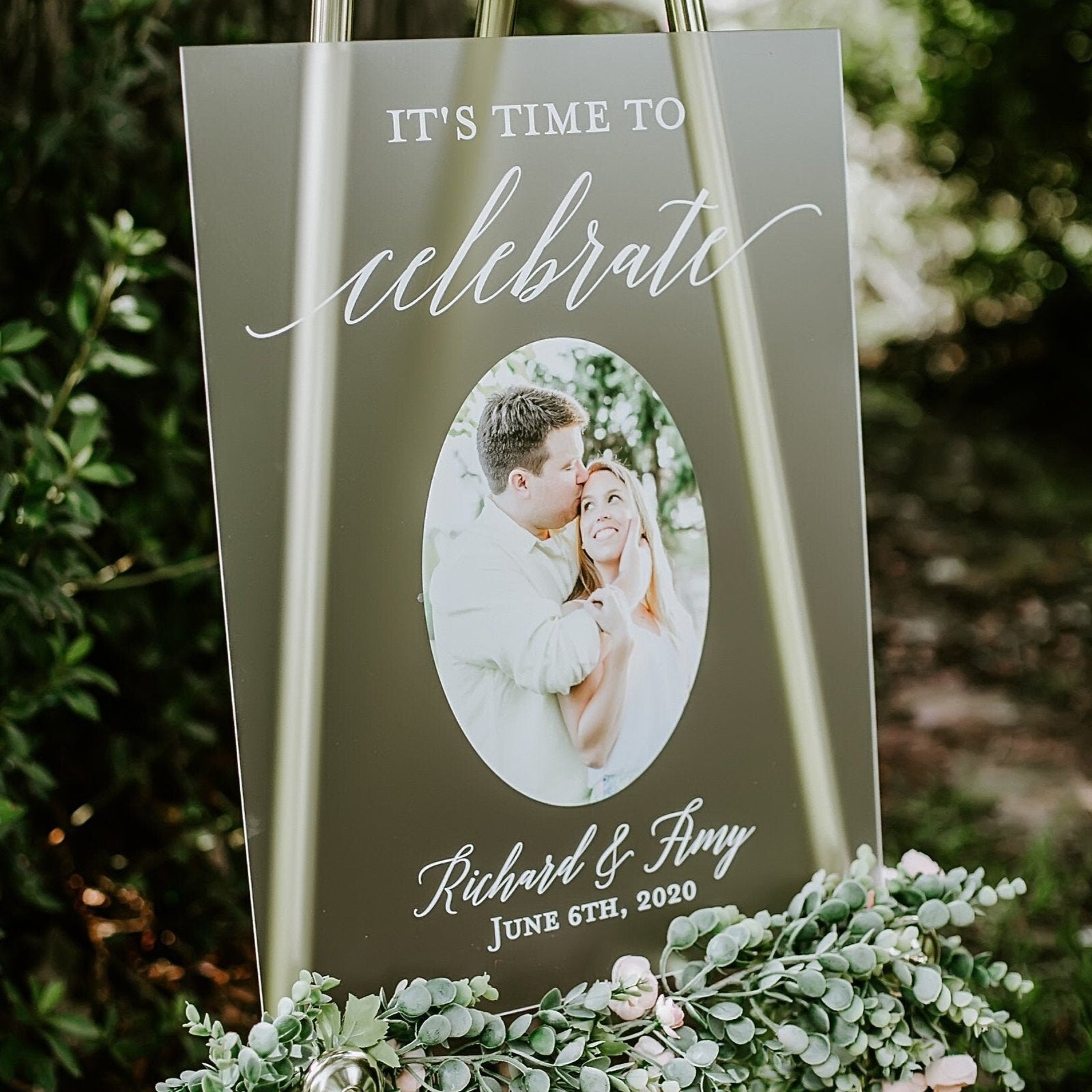 Custom Photo Entry Sign F45-ES1