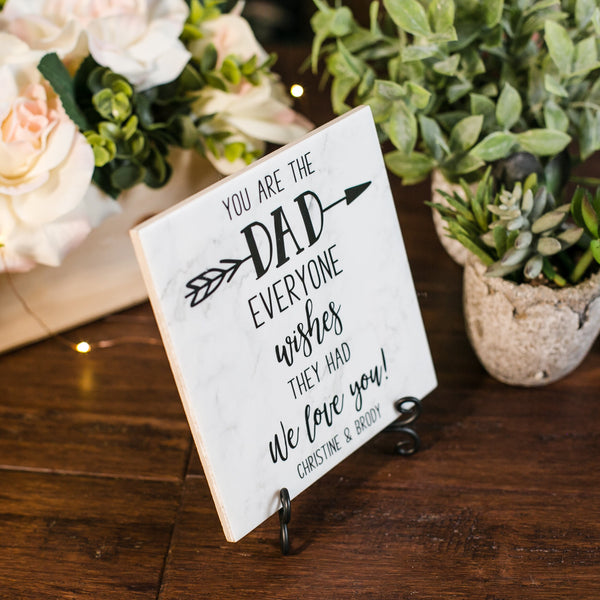 Vatertagskarte 'You Are The Dad Everyone Wishes They Had' – 12,7x17,8 Cm, Bunter Umschlag