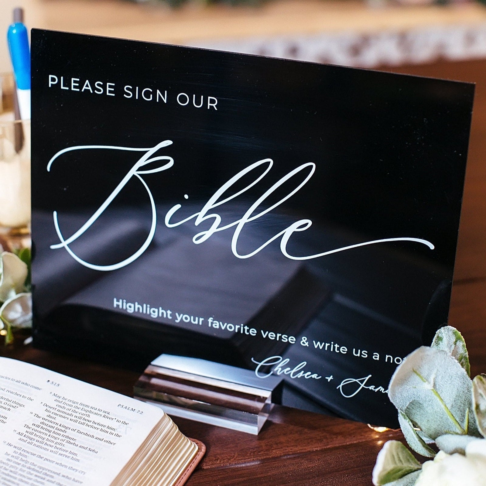 Please Sign Our Bible E4-AS13