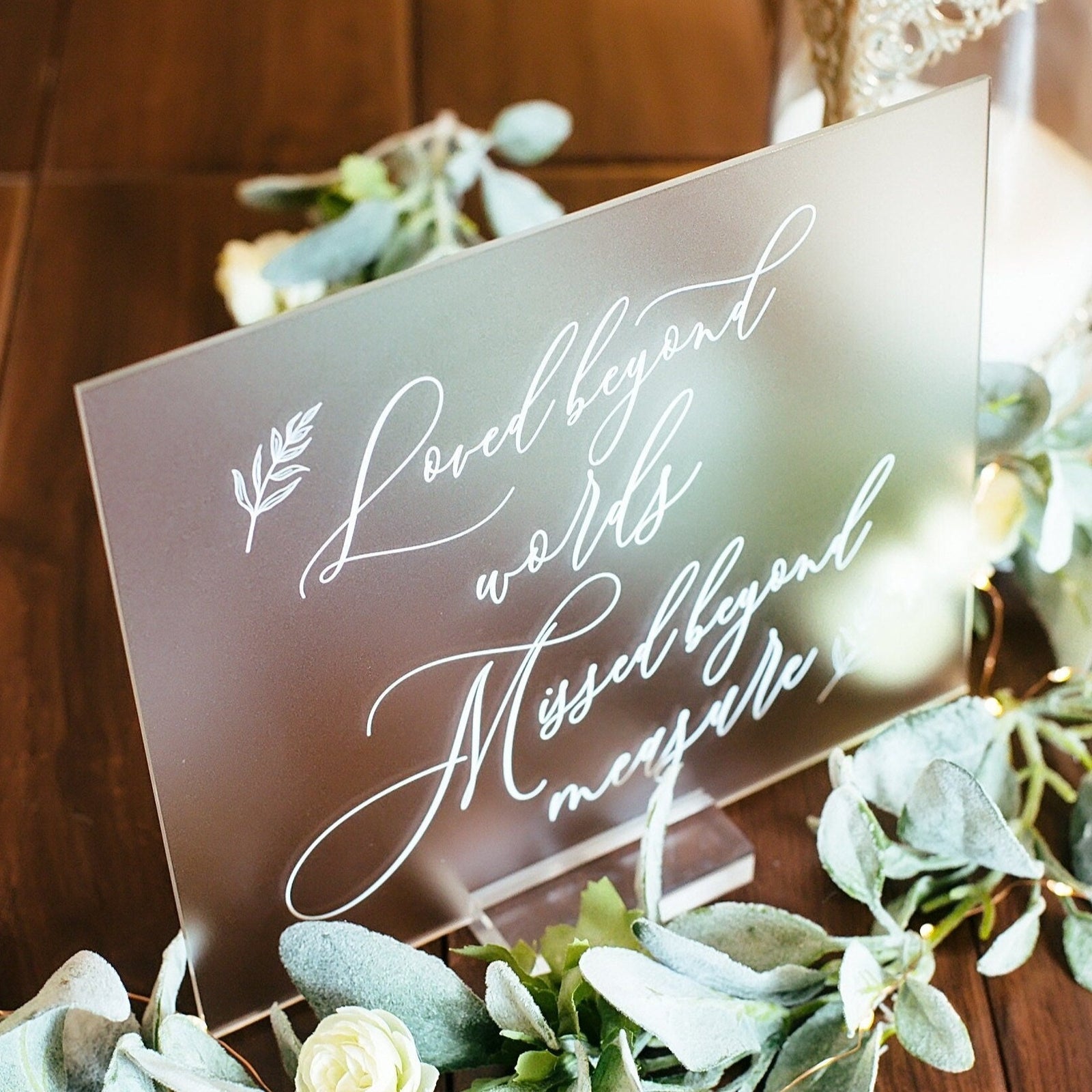 Loved Beyond Words, Missed Beyond Measure F16-MS1