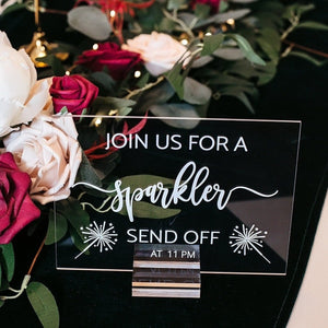 Join Us For A Sparkler Send Off F25-AS3