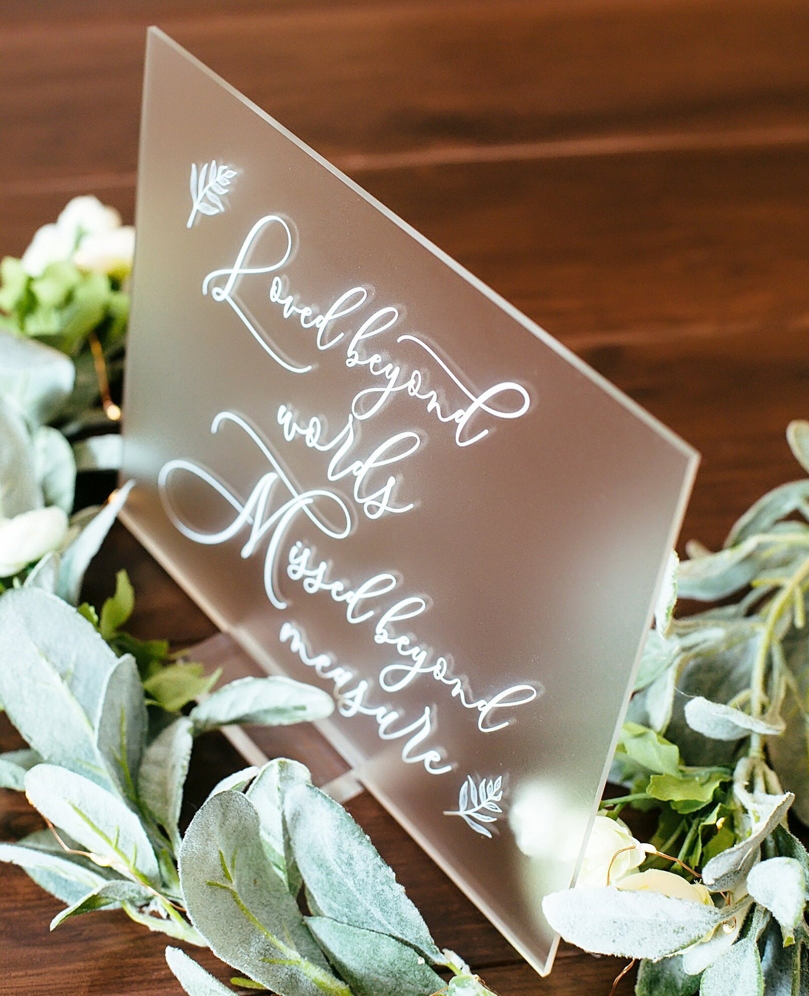 Loved Beyond Words, Missed Beyond Measure F16-MS1