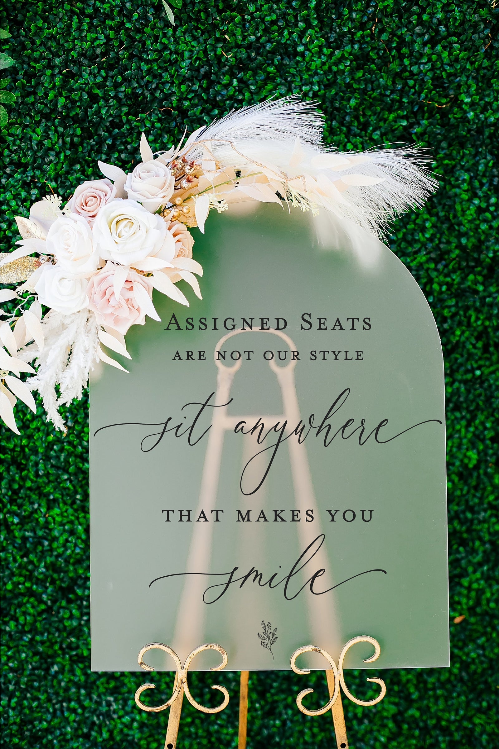 ARCH Assigned Seats Are Not Our Style Sit Anywhere That Makes You Smile E4-ES1