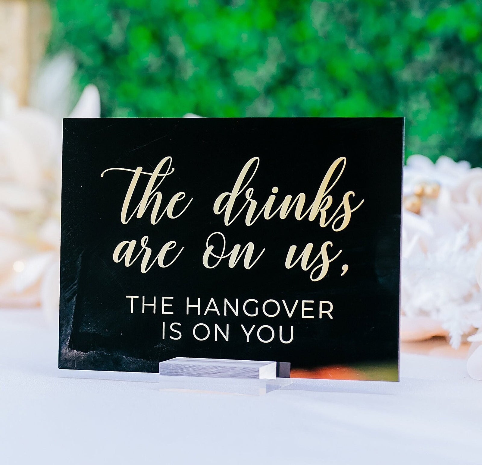 The Drinks Are On, The Hangover Is On You E6-AS2