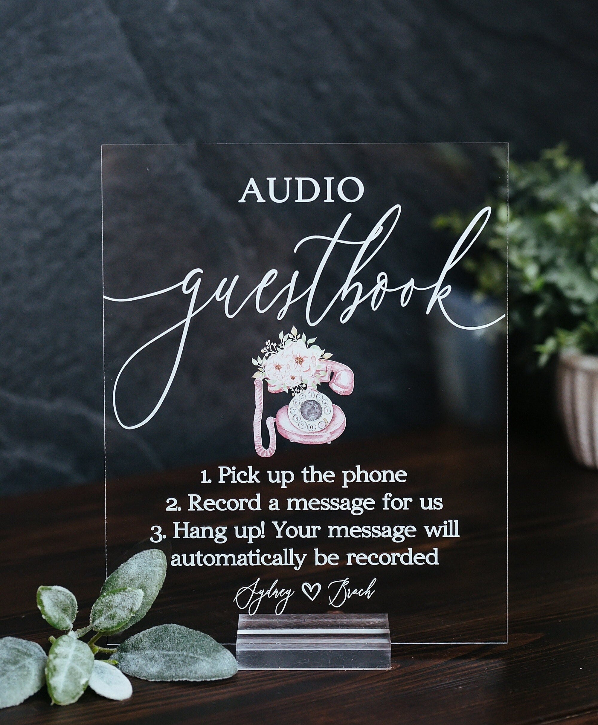 Audio Guestbook E4-AS4