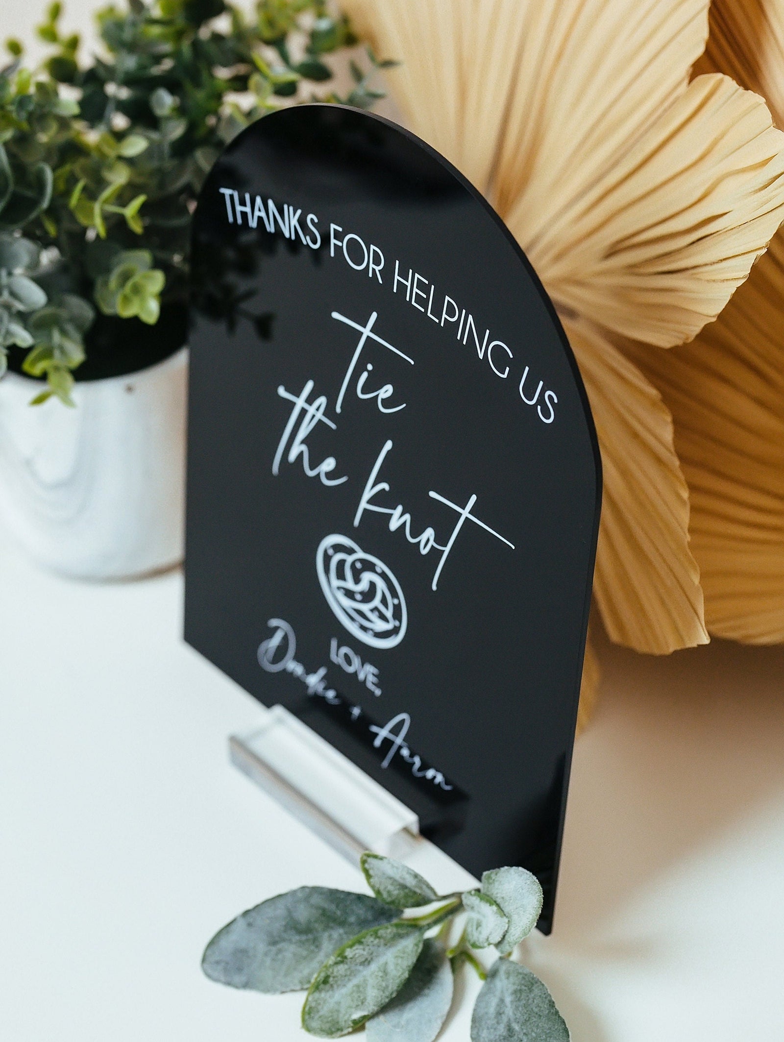 ARCH Thanks For Helping Us Tie The Knot S1-AS6