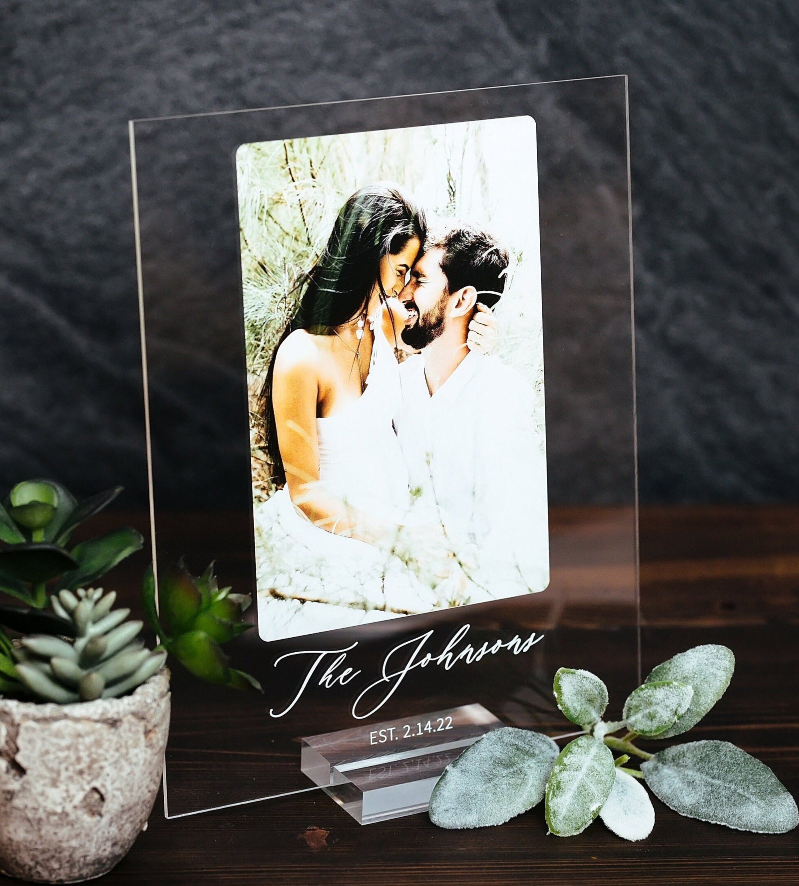 Engagement Gifts For Couple, Wedding Frame Plaque Gift, Mr Mrs Newlyweds Present, Photo Collage, Bridal Shower Gift, Personalized Photo