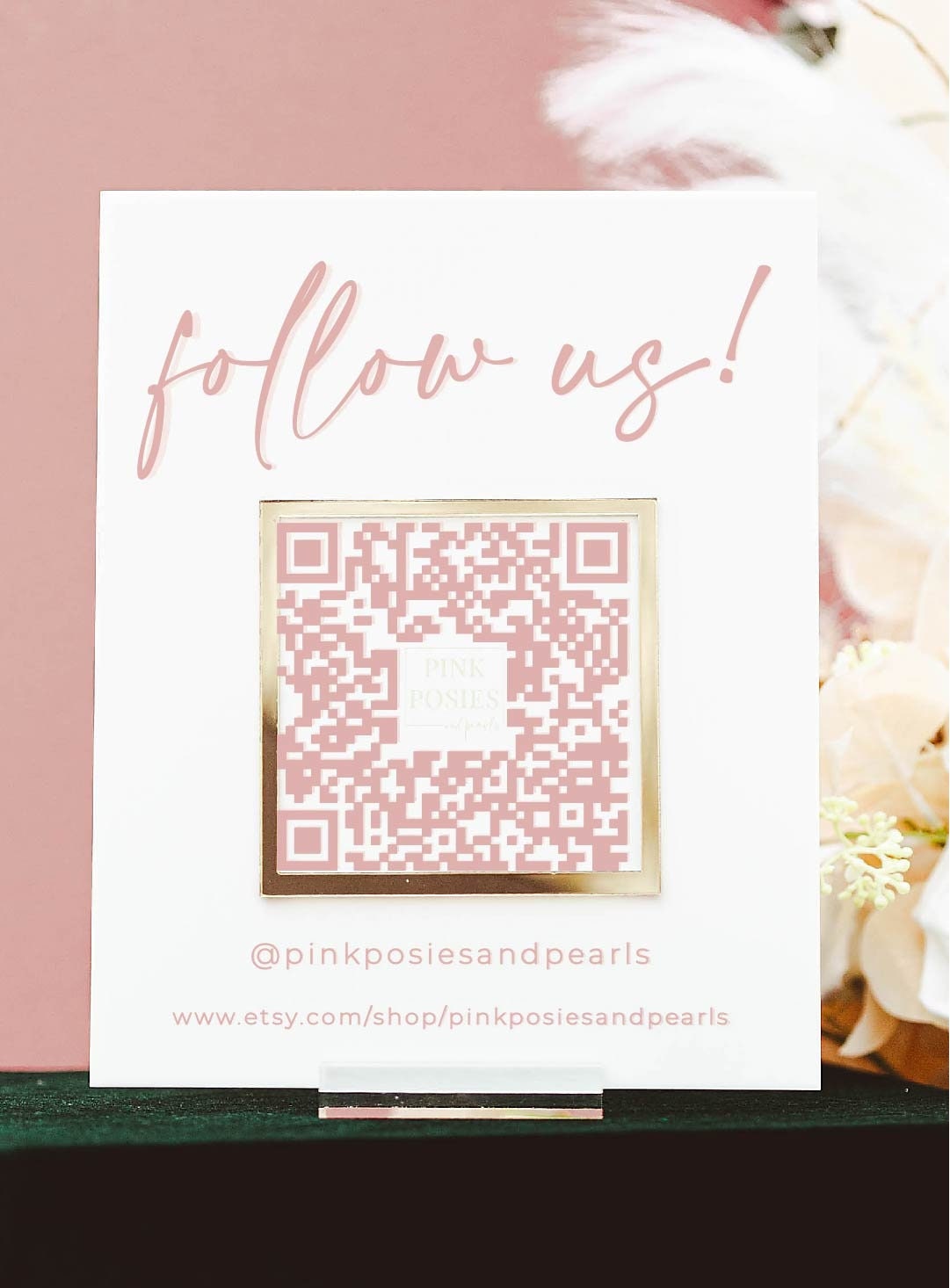 3D Follow Us QR Code 3DF11-AS2