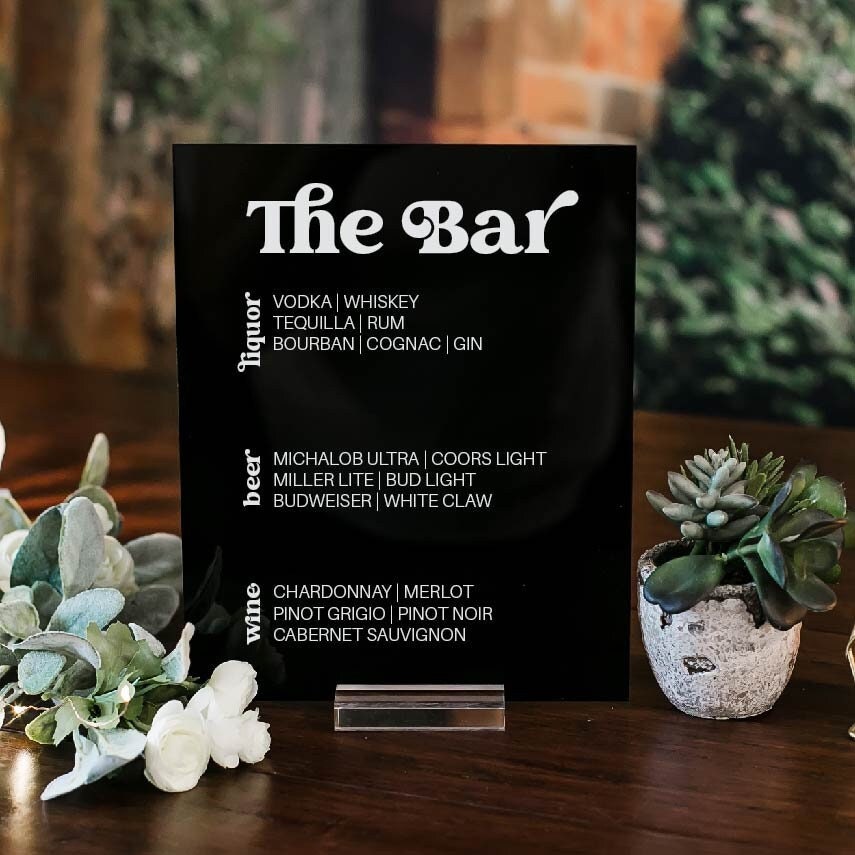 The Bar Personalized Bar Sign R10-DS2