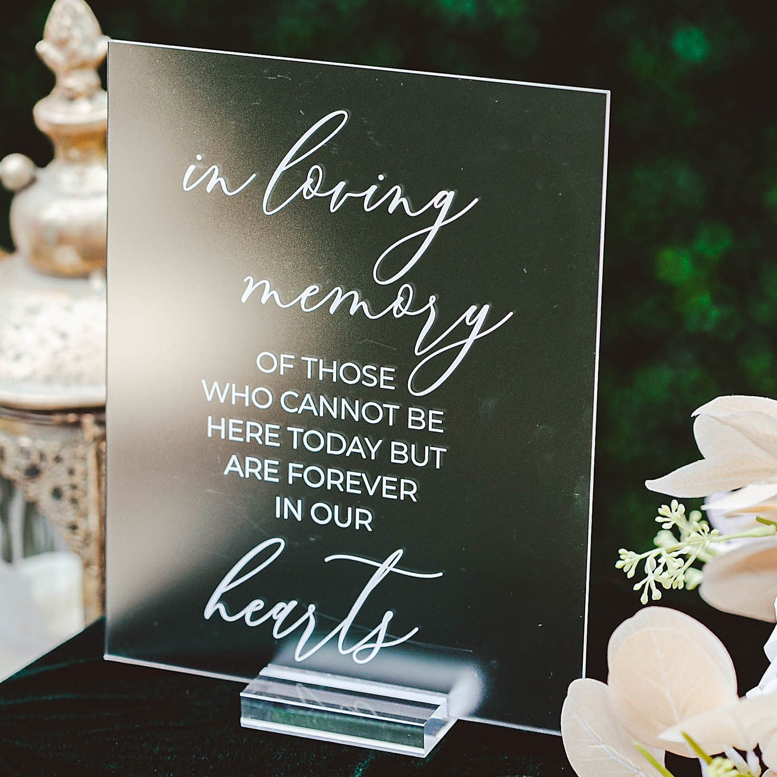 In Loving Memory Of Those Who Cannot Be Here Today But Are Forever in Our Hearts M9-MS2