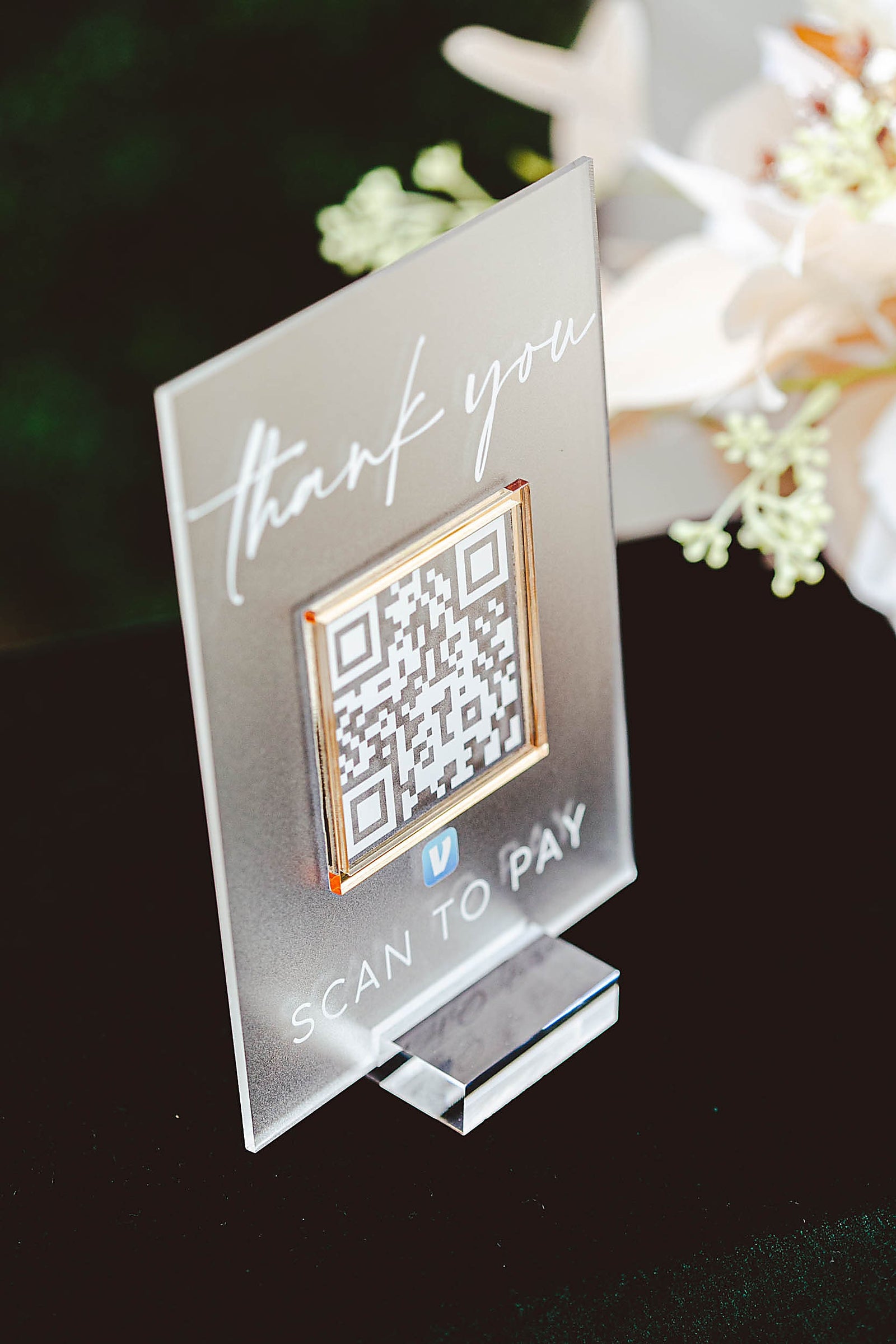 3D Thank You QR Code 3DF11-AS1