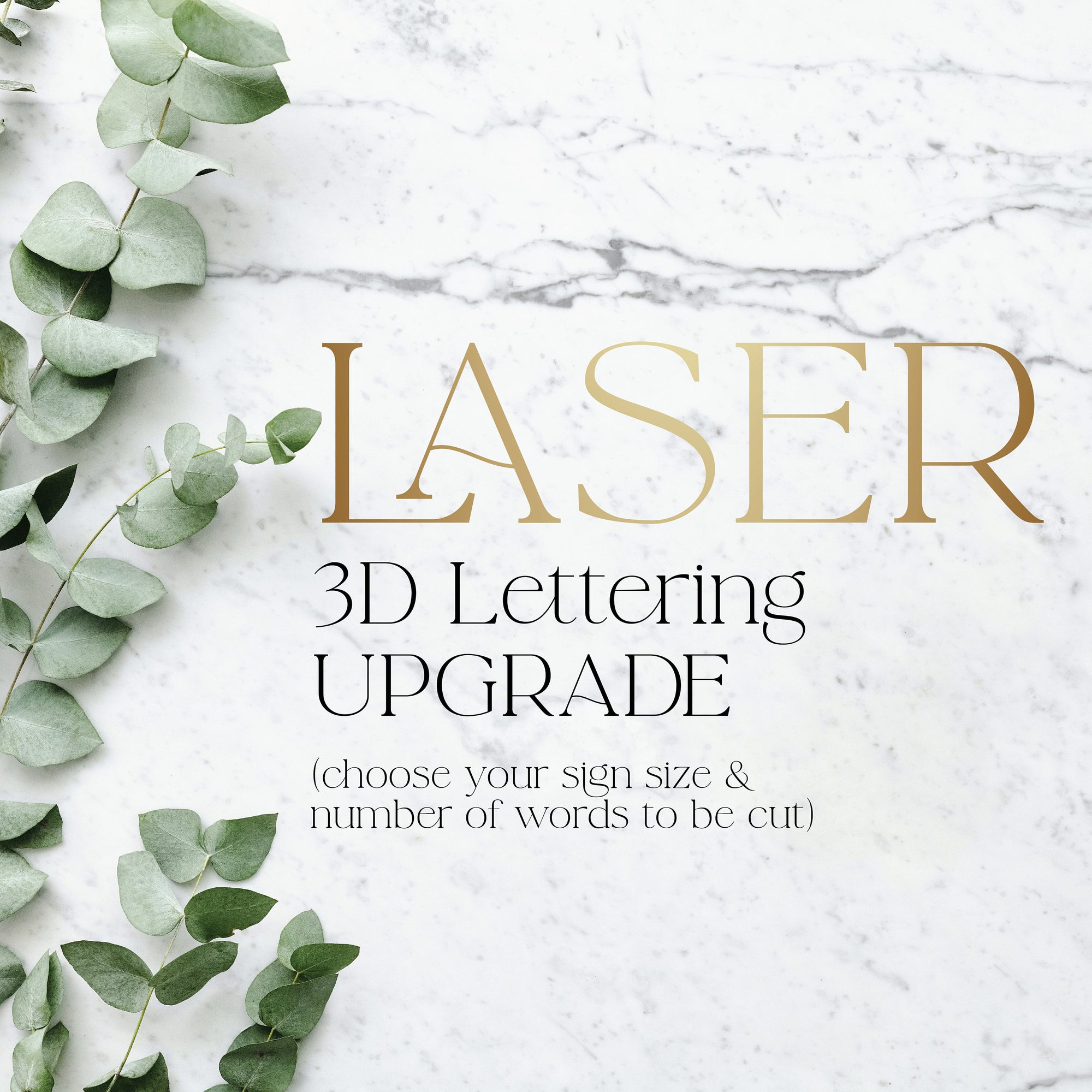3D Laser Wording Upgrade