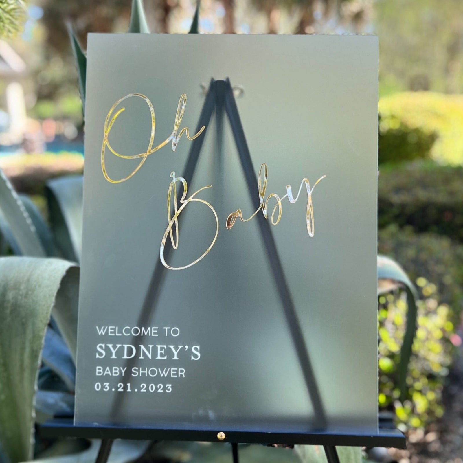 3DF11-ES1 3D Event Entry Signs with Laser Cut Wording - Sign Sizes 18"x24" or 24"x36"