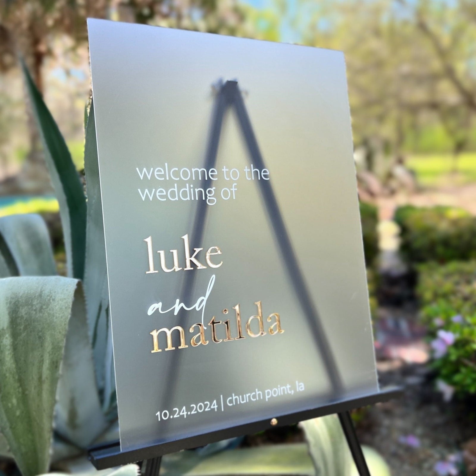 3DF39-ES1 3D Event Entry Signs with Laser Cut Wording - Sign Sizes 18"x24" or 24"x36"