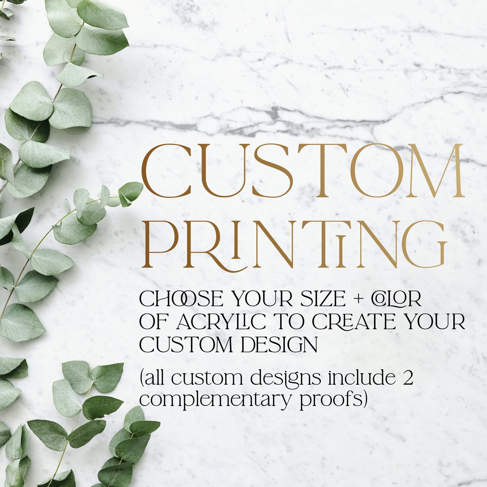 Custom PRINTING On Acrylic