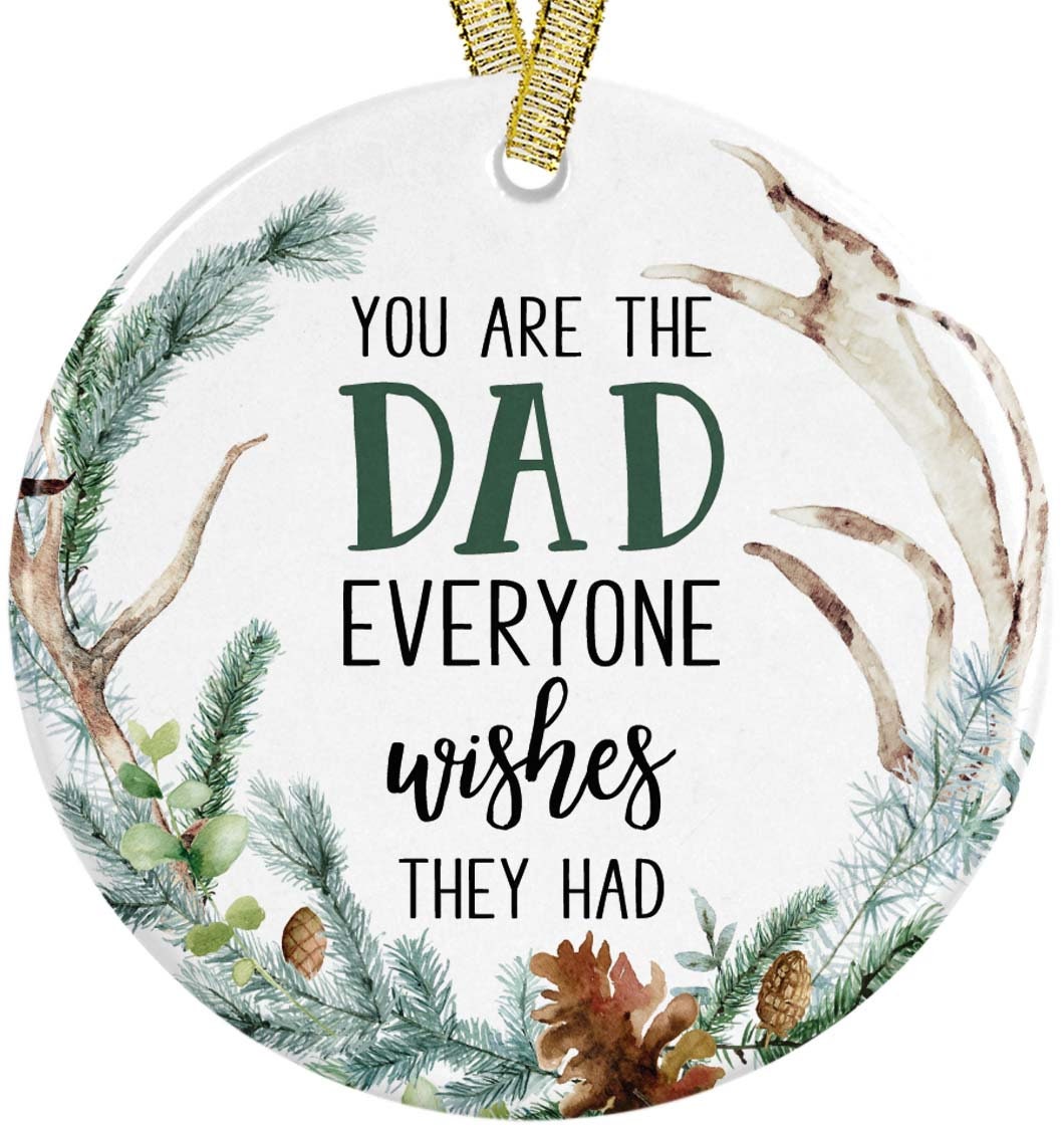 Dad Everyone Wishes They Had, First Christmas as a Daddy Woodland Deer Modern Farmhouse, New Dad or Daddy, Best Dad Ever, Man Myth Legend