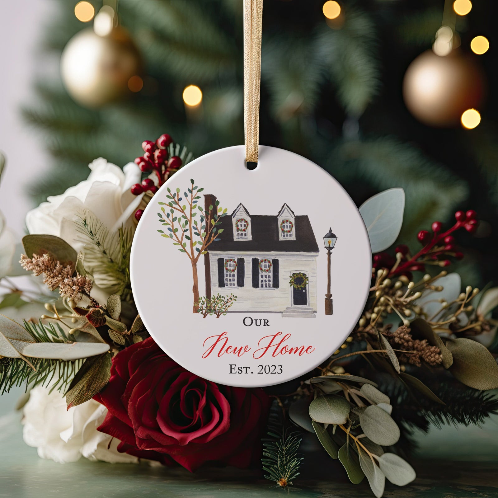 2023 First Christmas in Our New Home, Housewarming Gift, Newlyweds, First Time Homebuyers Gift, Our First Home, Established in, New memories