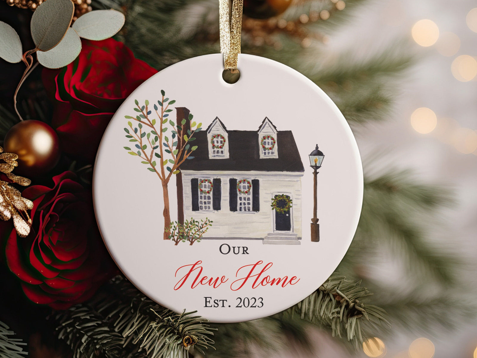 2023 First Christmas in Our New Home, Housewarming Gift, Newlyweds, First Time Homebuyers Gift, Our First Home, Established in, New memories